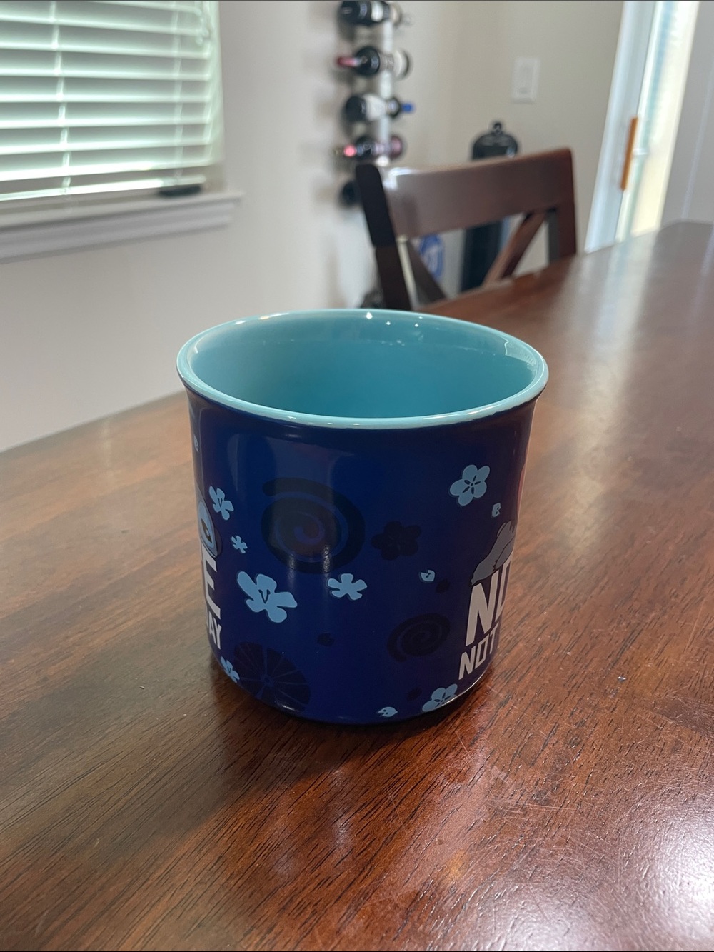 Disney Blue Ceramic "Nope Not Today" Stitch Coffee Mug - Picture 5 of 7